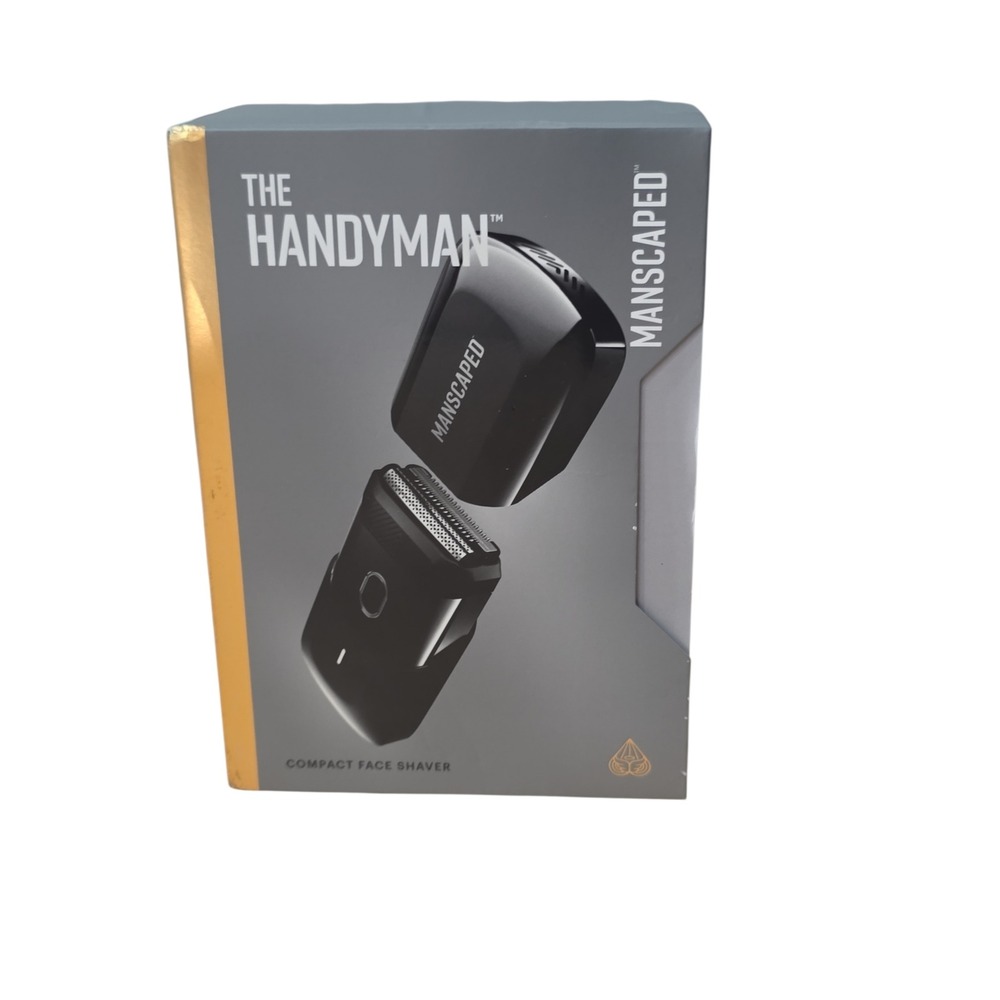 Manscaped The Handyman Compact Face‎ Shaver Black USB Rechargeable Open Box